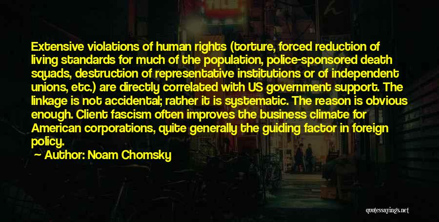 Human Rights Violations Quotes By Noam Chomsky