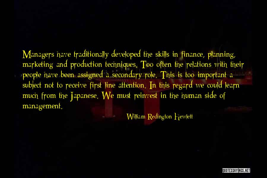 Human Skills Quotes By William Redington Hewlett Human Skills Quotes By William Redington Hewlett