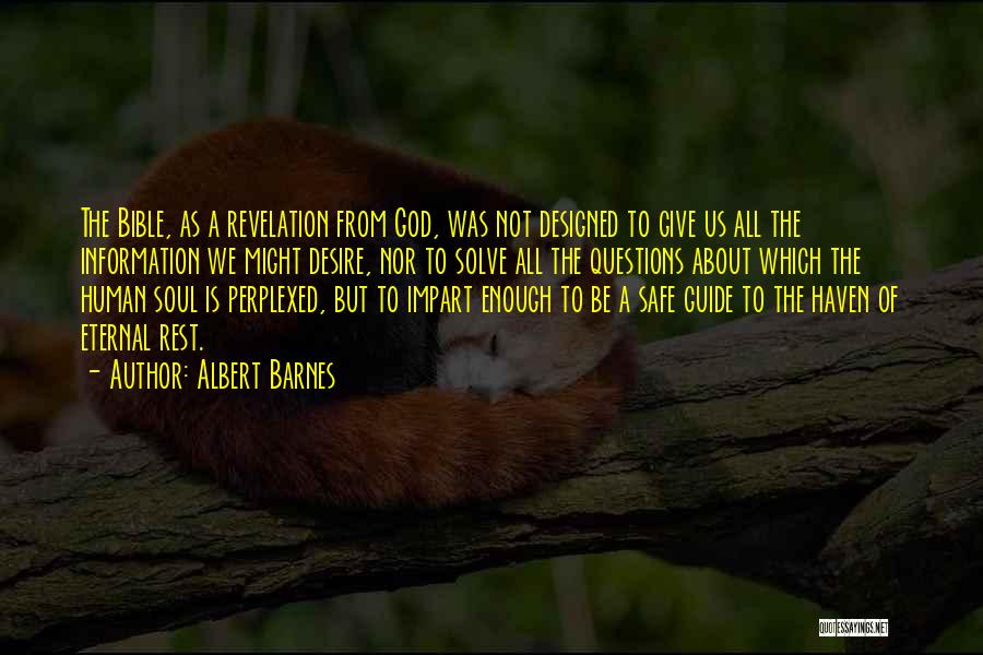 Human Soul Bible Quotes By Albert Barnes