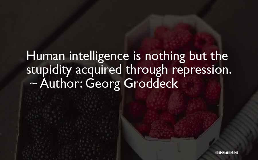 Human Stupidity Quotes By Georg Groddeck