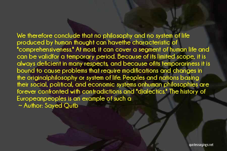 Human Thought Process Quotes By Sayed Qutb