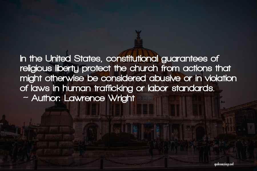 Human Trafficking In The United States Quotes By Lawrence Wright