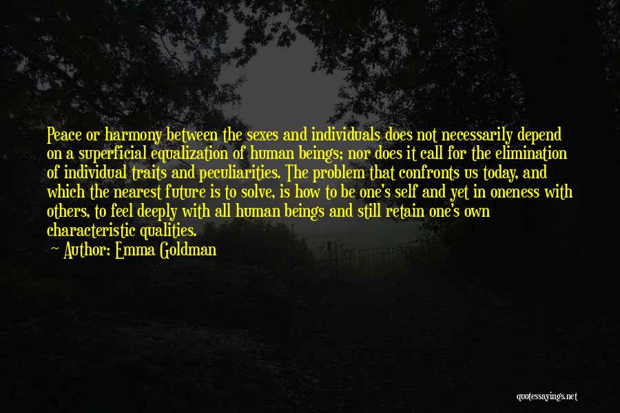 Human Traits Quotes By Emma Goldman
