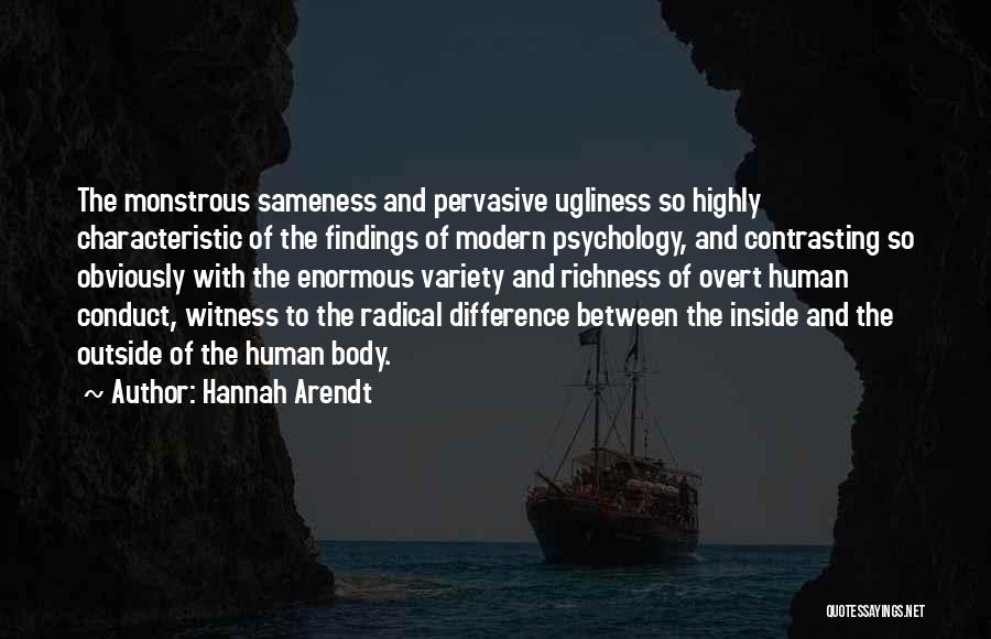 Human Ugliness Quotes By Hannah Arendt