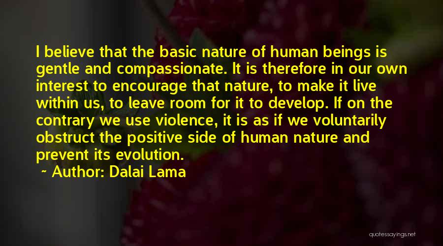 Human Use Of Human Beings Quotes By Dalai Lama