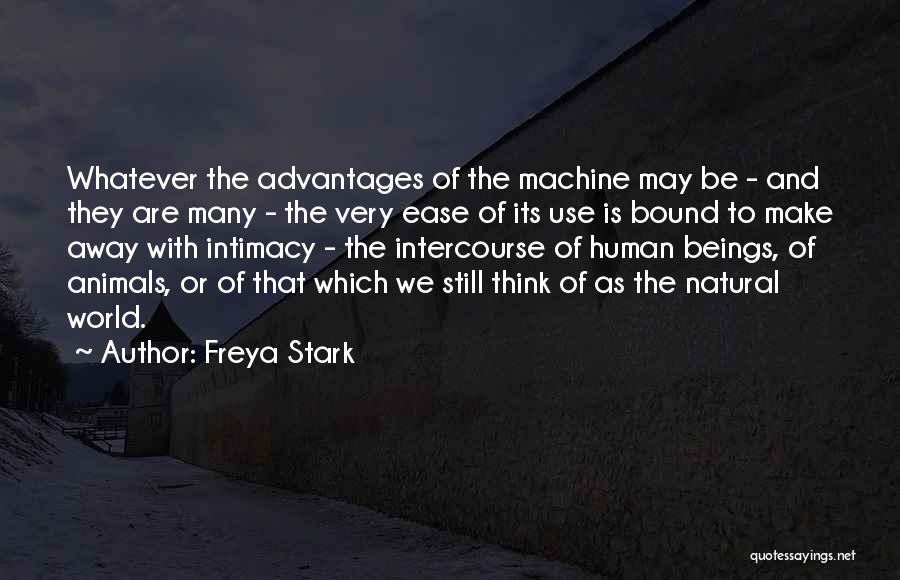 Human Use Of Human Beings Quotes By Freya Stark