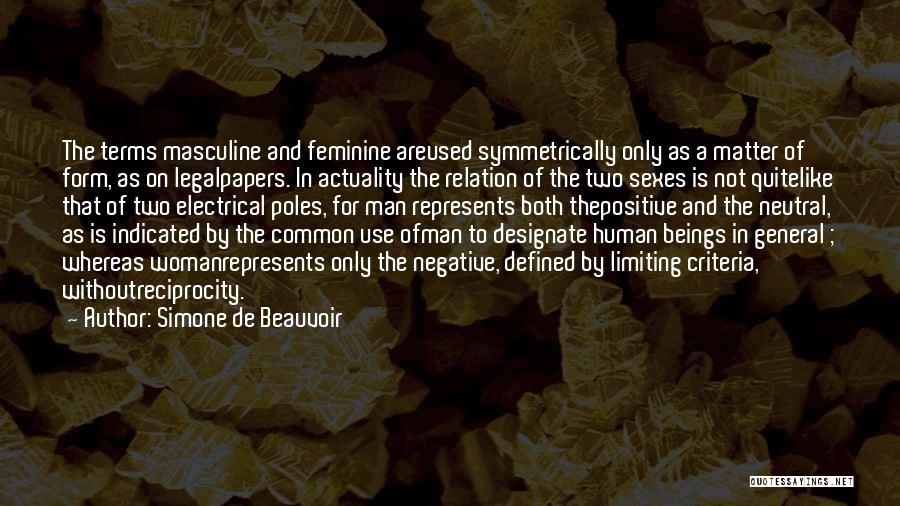 Human Use Of Human Beings Quotes By Simone De Beauvoir
