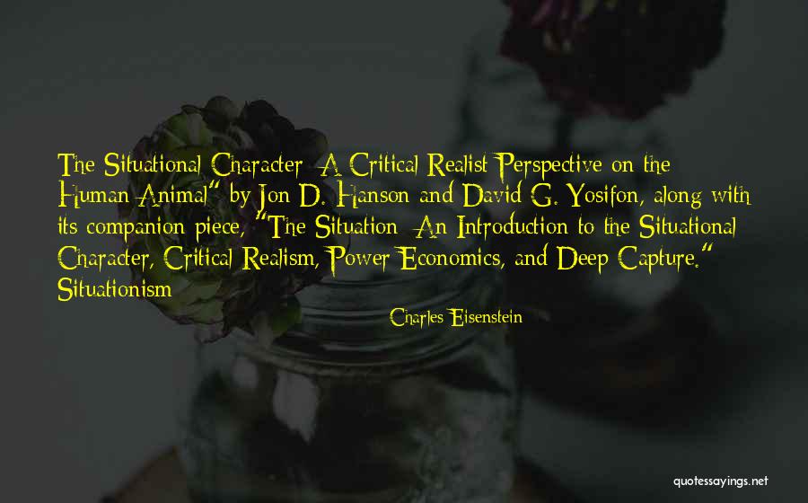 Human Vs Animal Quotes By Charles Eisenstein Human Vs Animal Quotes By Charles Eisenstein
