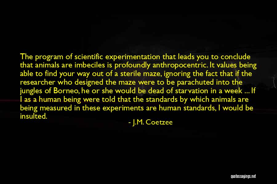 Human Vs Animal Quotes By J.M. Coetzee