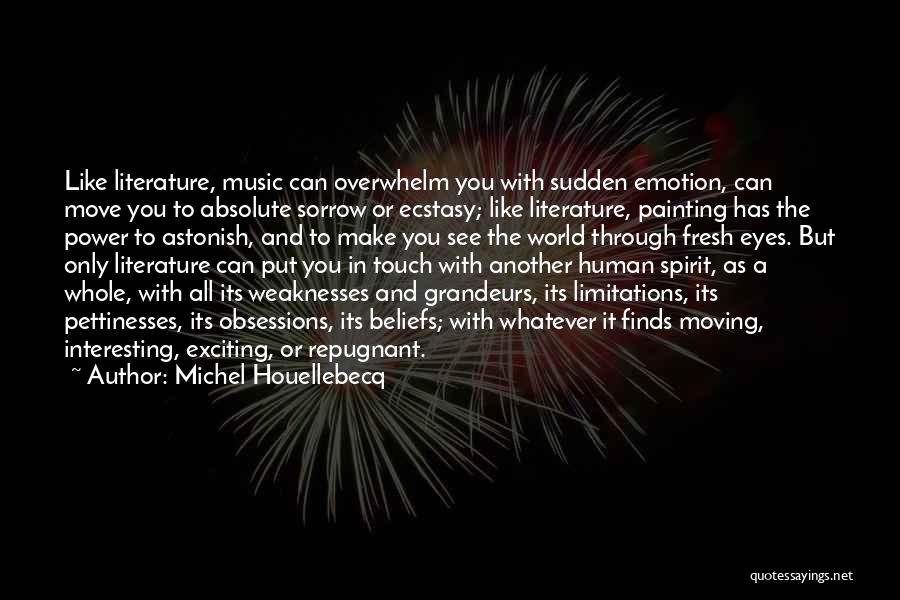 Human Weaknesses Quotes By Michel Houellebecq