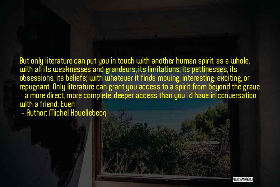 Human Weaknesses Quotes By Michel Houellebecq