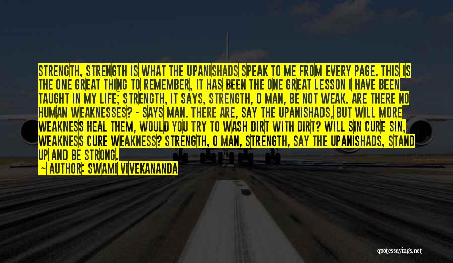 Human Weaknesses Quotes By Swami Vivekananda