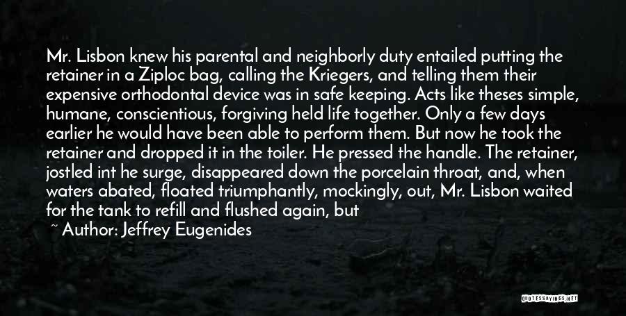 Humane Society Quotes By Jeffrey Eugenides