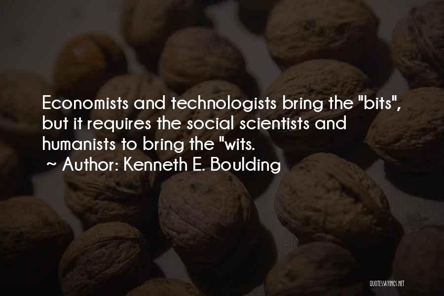 Humanists Quotes By Kenneth E. Boulding