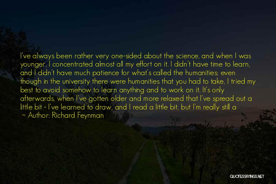 Humanities And Science Quotes By Richard Feynman