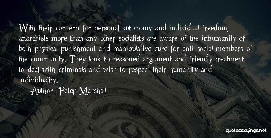 Humanity And Inhumanity Quotes By Peter Marshall