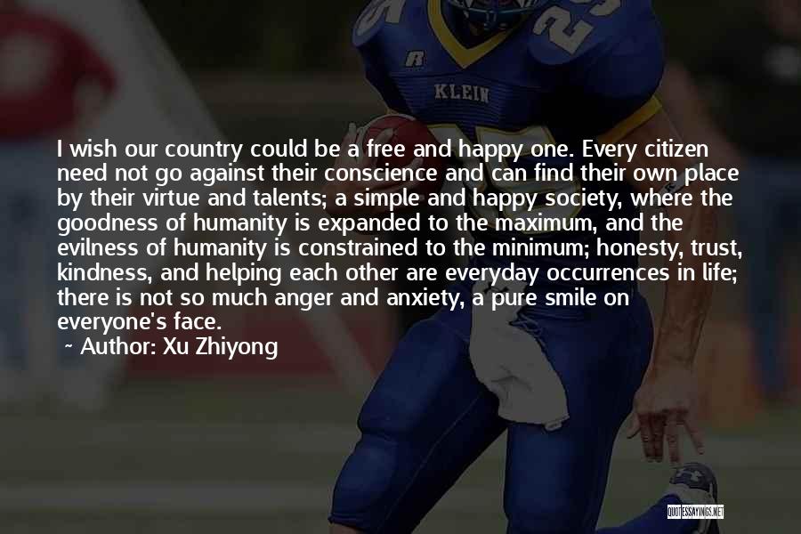Humanity And Kindness Quotes By Xu Zhiyong