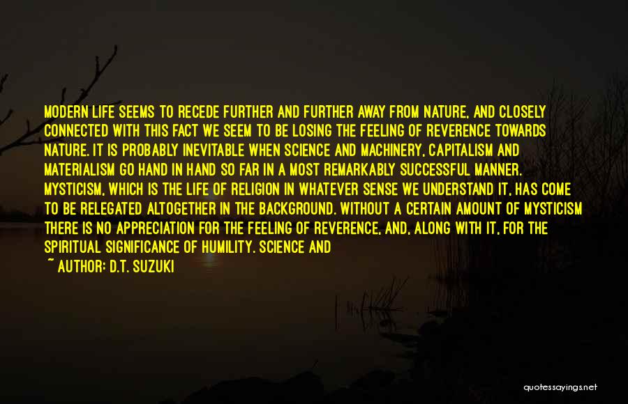 Humanity And Religion Quotes By D.T. Suzuki
