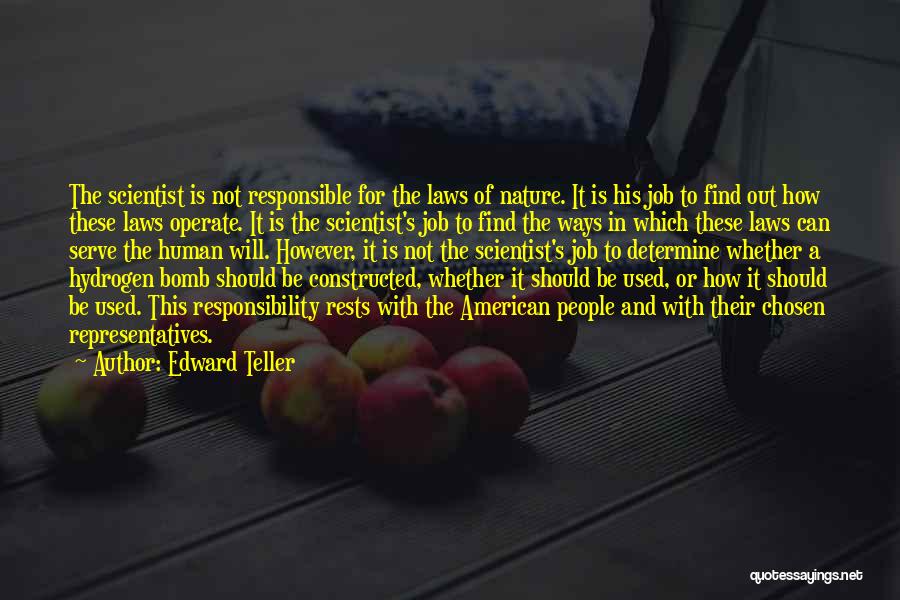 Humanity And Science Quotes By Edward Teller