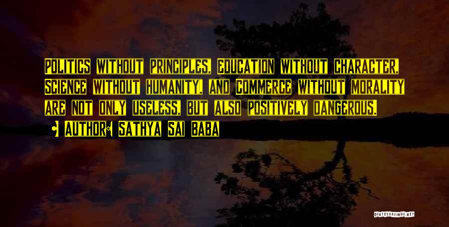 Humanity And Science Quotes By Sathya Sai Baba