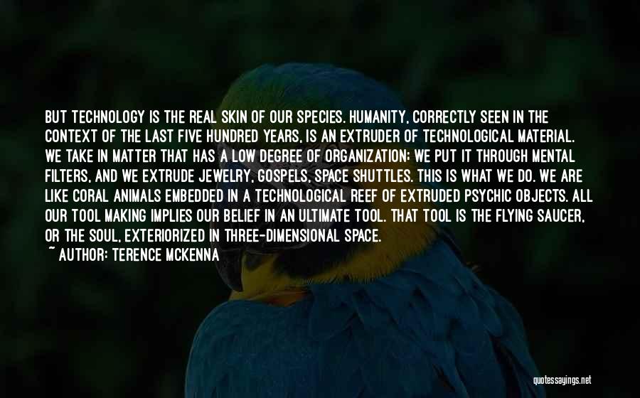 Humanity And Technology Quotes By Terence McKenna