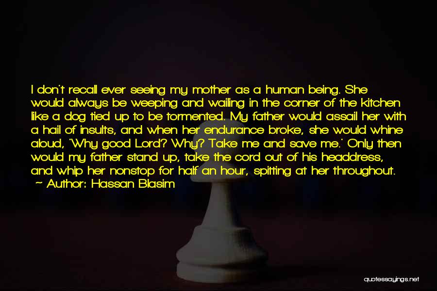 Humanity Being Good Quotes By Hassan Blasim