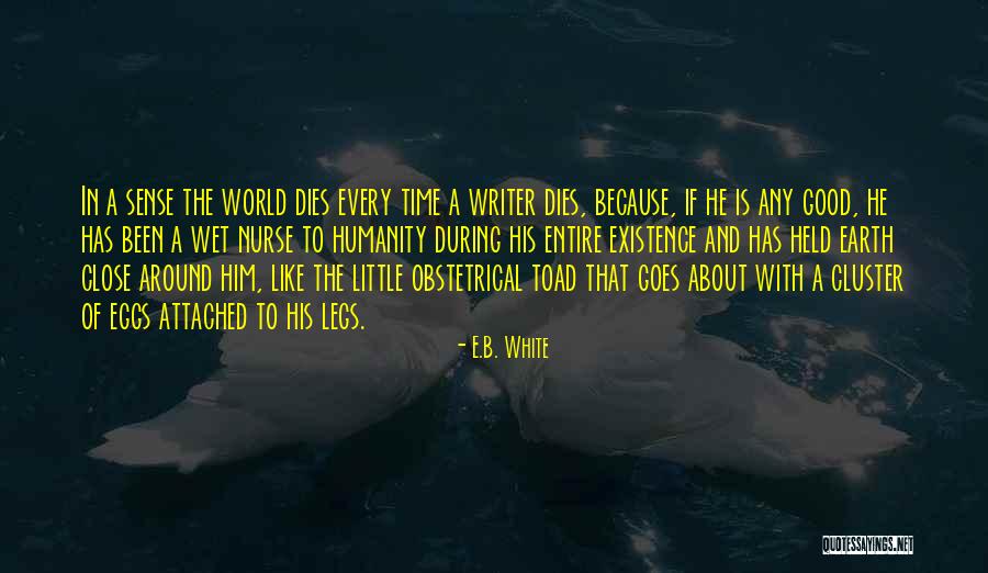 Humanity Dies Quotes By E.B. White