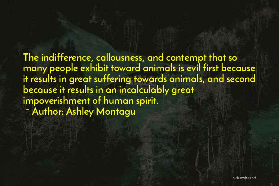 Humanity Good And Evil Quotes By Ashley Montagu