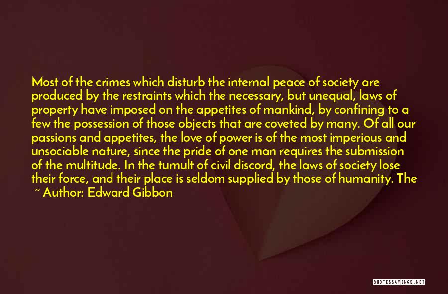 Humanity In Society Quotes By Edward Gibbon