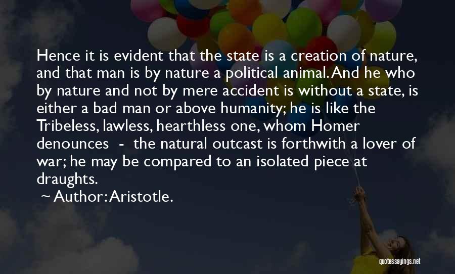 Humanity Nature Quotes By Aristotle.