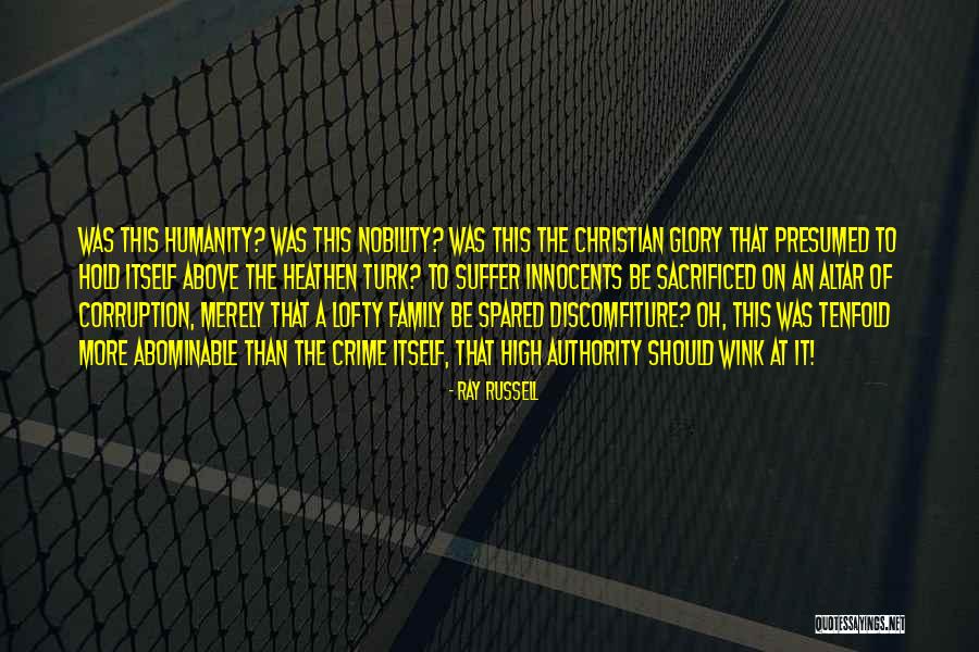 Humanity Suffer Quotes By Ray Russell Humanity Suffer Quotes By Ray Russell