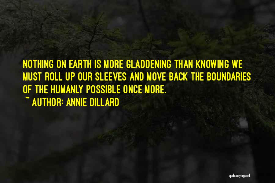 Humanly Possible Quotes By Annie Dillard