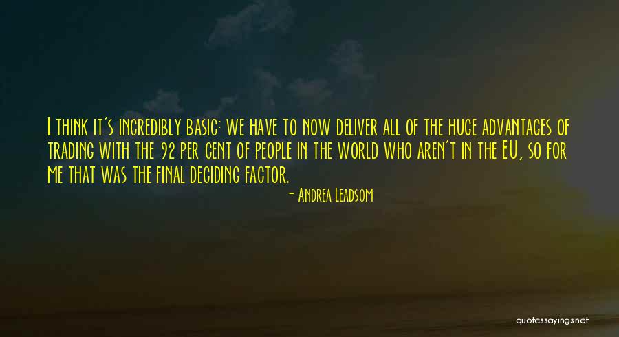 Humanost Quotes By Andrea Leadsom Humanost Quotes By Andrea Leadsom