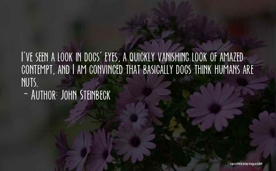 Humans And Dogs Quotes By John Steinbeck