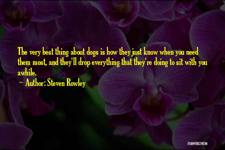 Humans And Dogs Quotes By Steven Rowley