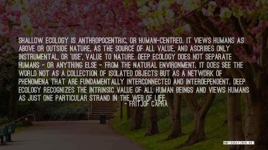 Humans And Nature Quotes By Fritjof Capra