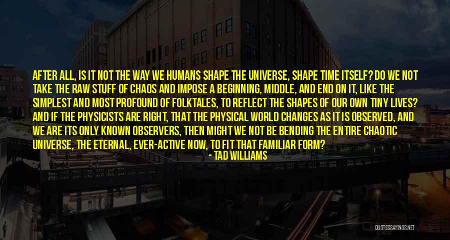 Humans And The Universe Quotes By Tad Williams Humans And The Universe Quotes By Tad Williams