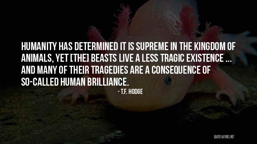 Humans Are Animals Quotes By T.F. Hodge