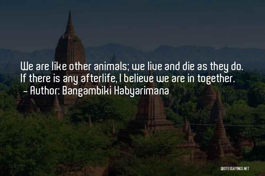 Humans Are Like Animals Quotes By Bangambiki Habyarimana