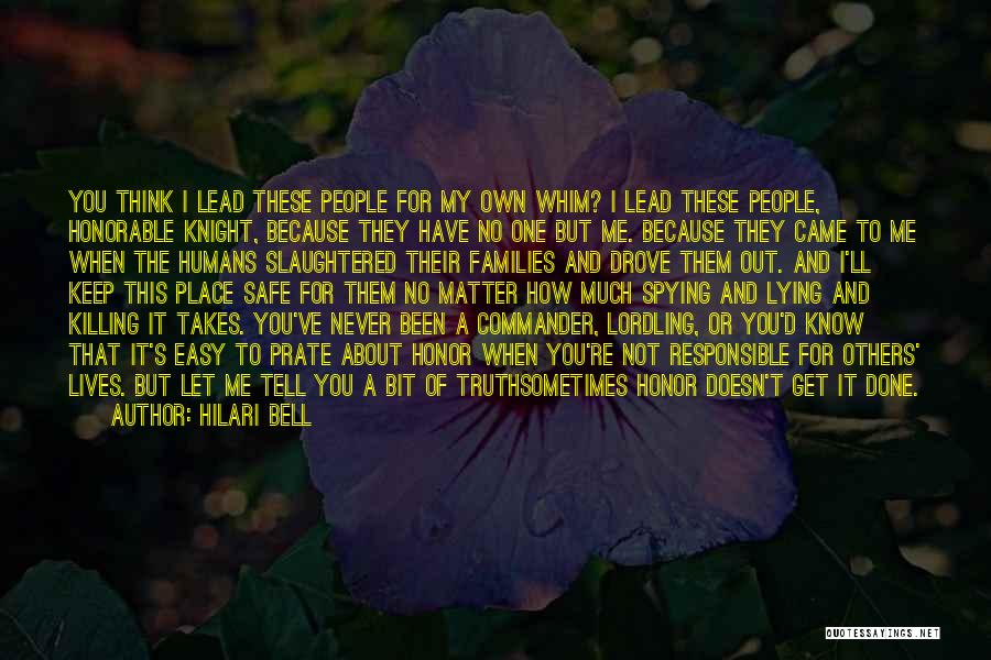 Humans Killing Each Other Quotes By Hilari Bell