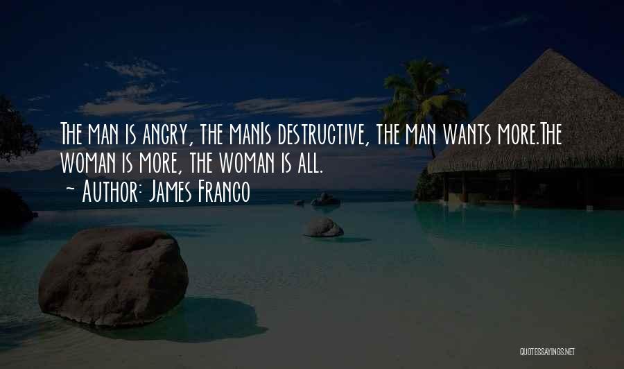 Humans Self Destructive Quotes By James Franco