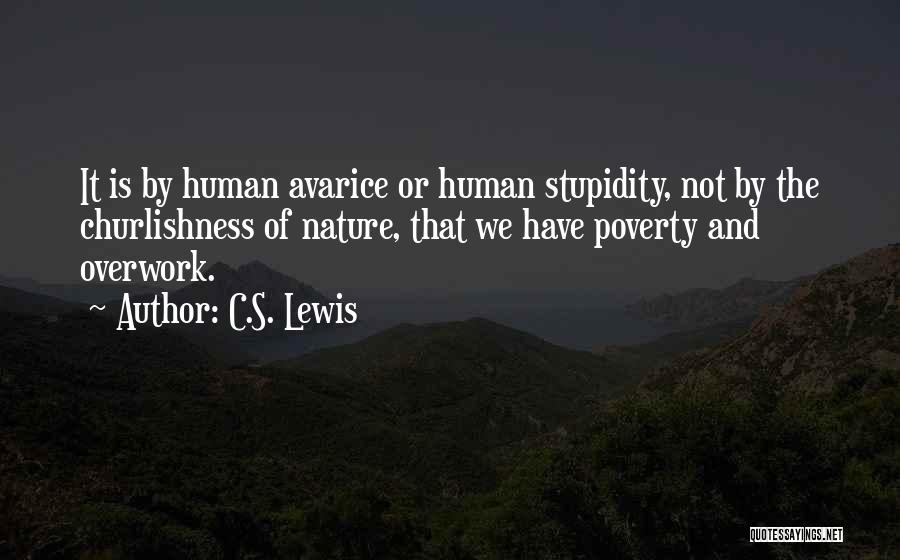 Humans Stupidity Quotes By C.S. Lewis