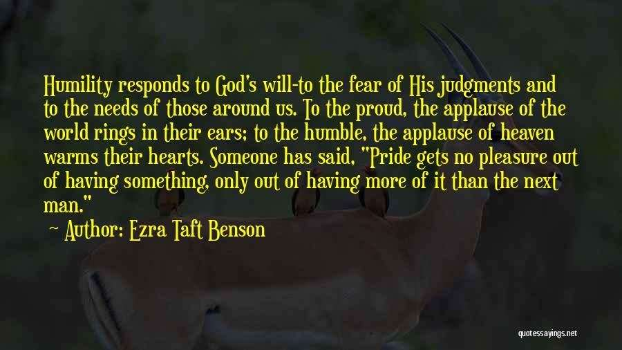 Humble Heart Quotes By Ezra Taft Benson