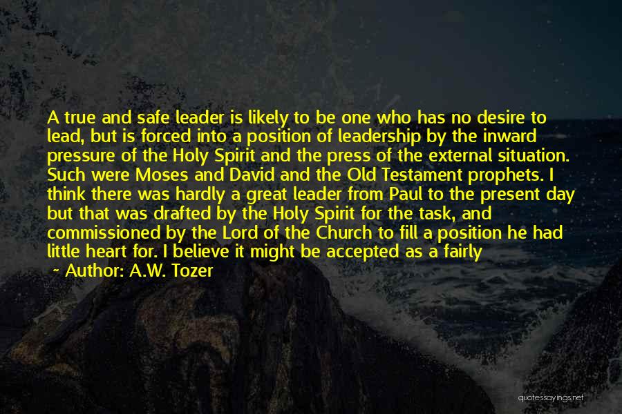 Humble Leadership Quotes By A.W. Tozer