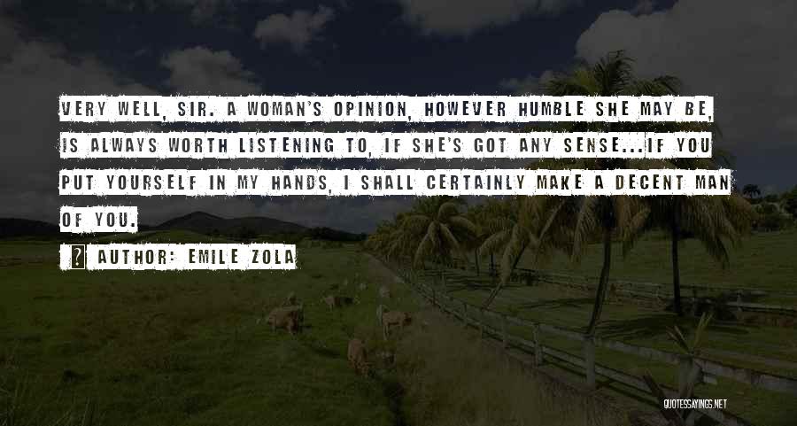 Humble Woman Quotes By Emile Zola