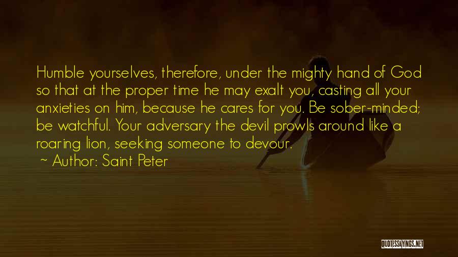 Humble Yourselves Quotes By Saint Peter