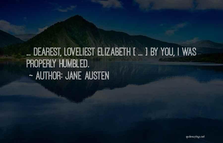 Humbled Quotes By Jane Austen