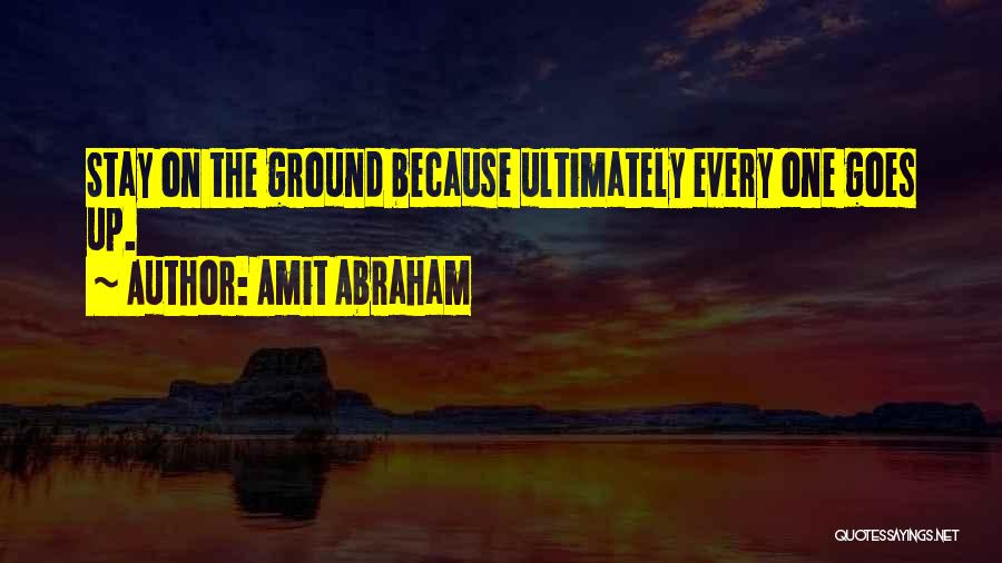 Humbleness Quotes By Amit Abraham