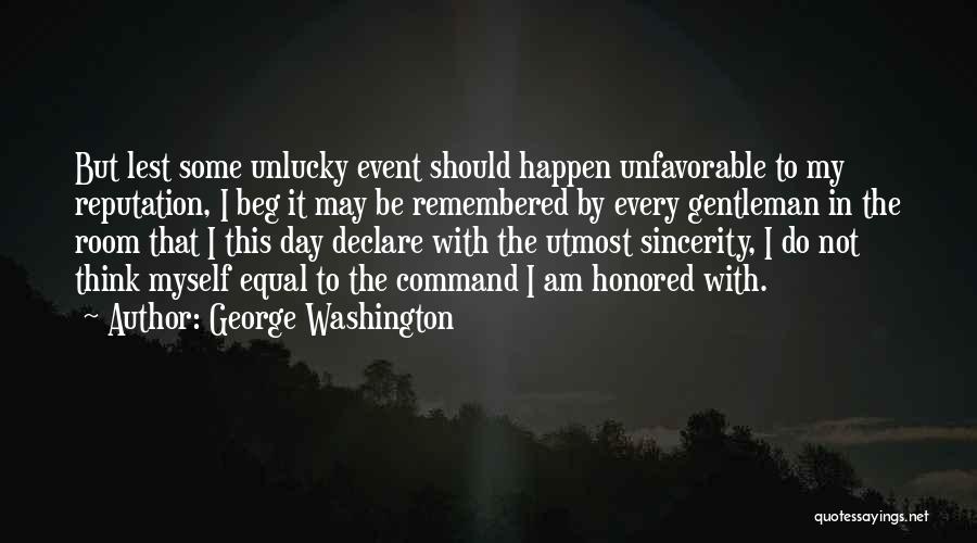 Humbleness Quotes By George Washington