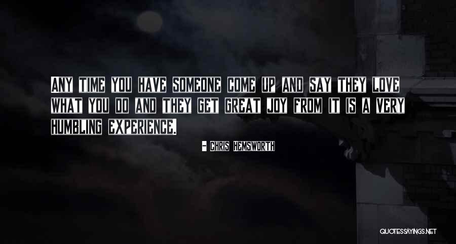 Humbling Experience Quotes By Chris Hemsworth Humbling Experience Quotes By Chris Hemsworth
